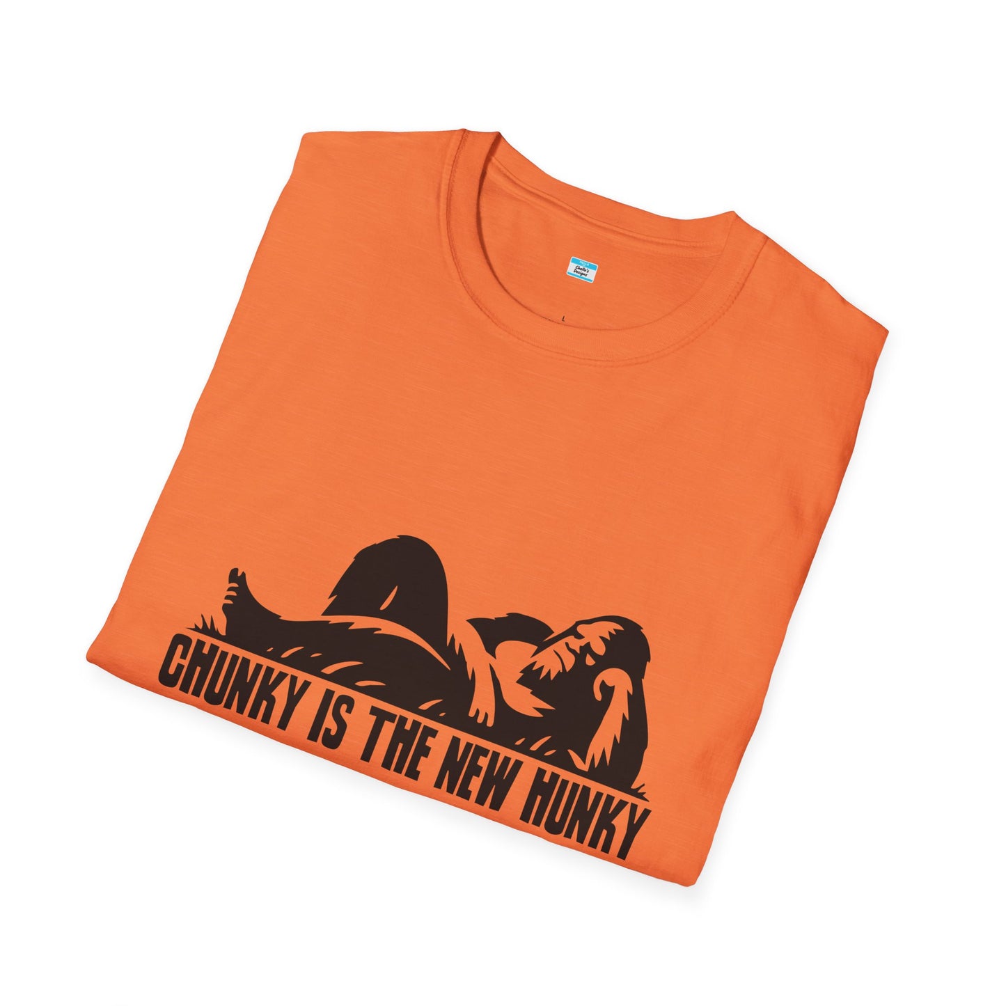 Chunky Is The New Hunky – Funny Bigfoot Unisex Tee