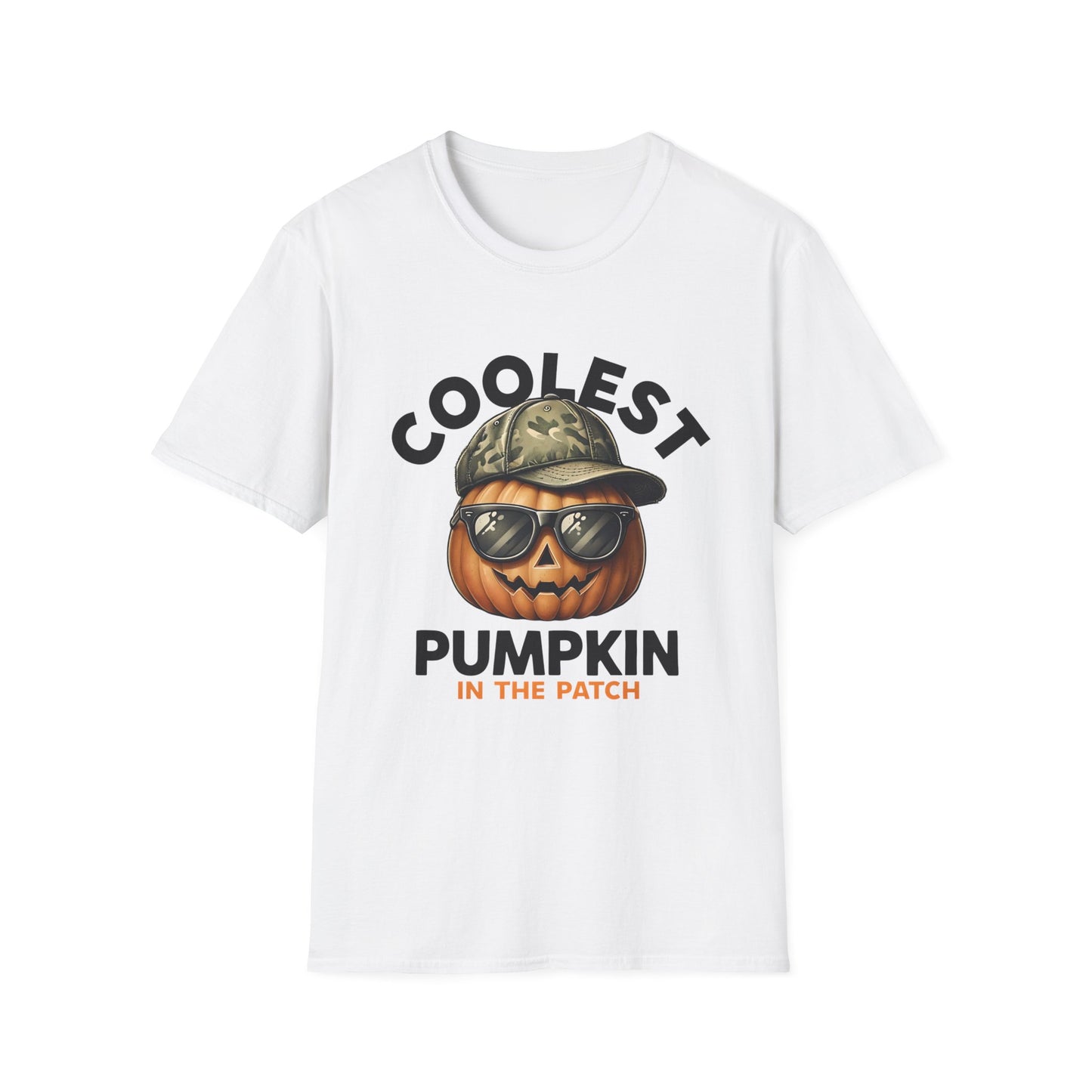 Coolest Pumpkin in the Patch T-Shirt – Funny Fall & Halloween Pumpkin Tee