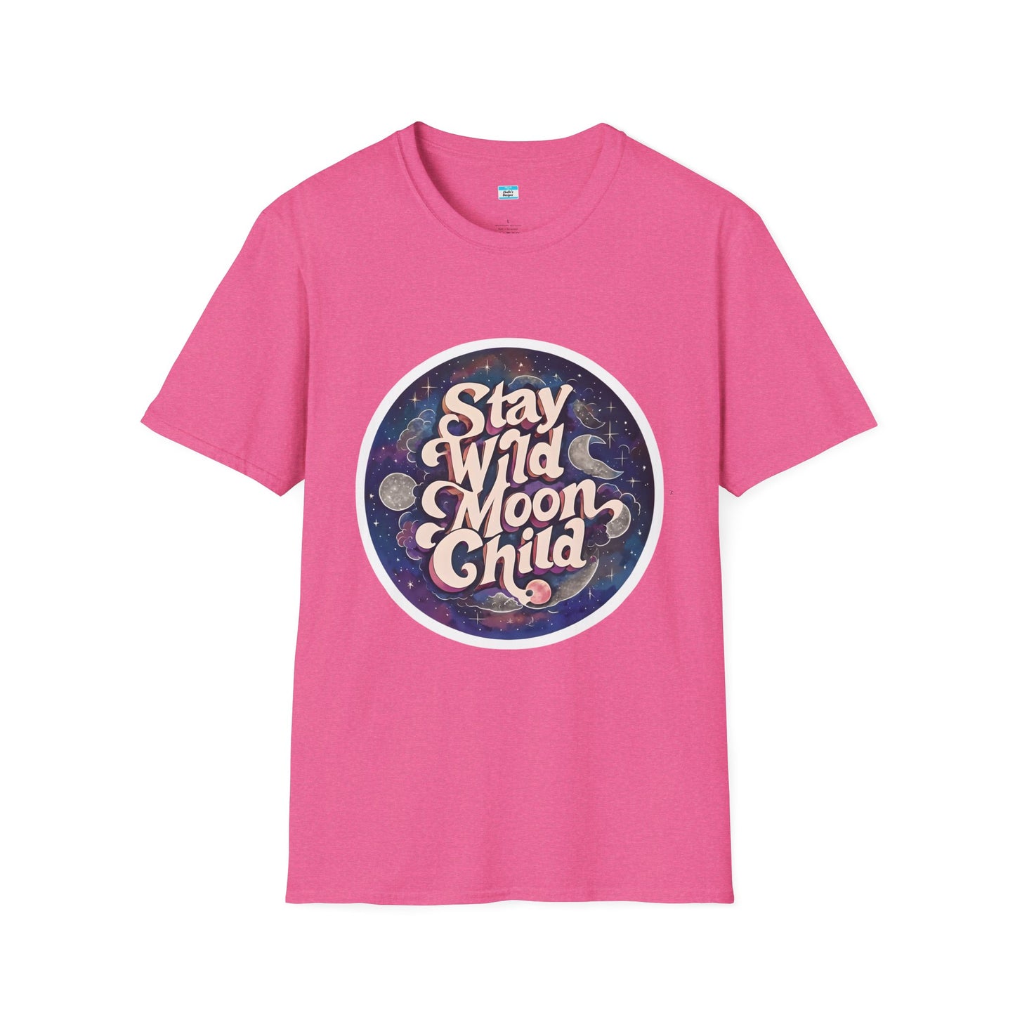 Stay Wild Moon Child T-Shirt – Boho Retro Celestial Graphic Tee