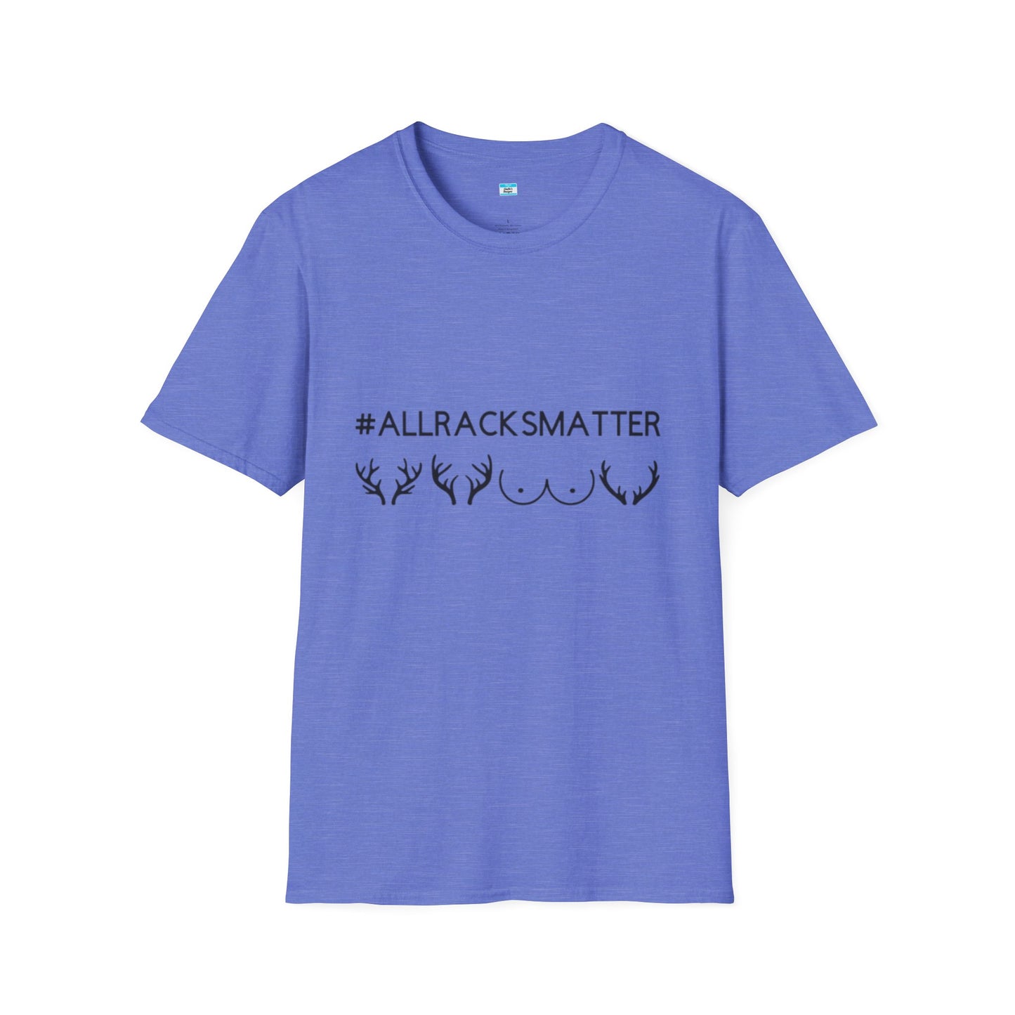 AllRacksMatter Funny Hunting Shirt, Deer Rack Antler Tee, Hunting Humor Gift for Men & Women, Outdoor Hunter Novelty Tee