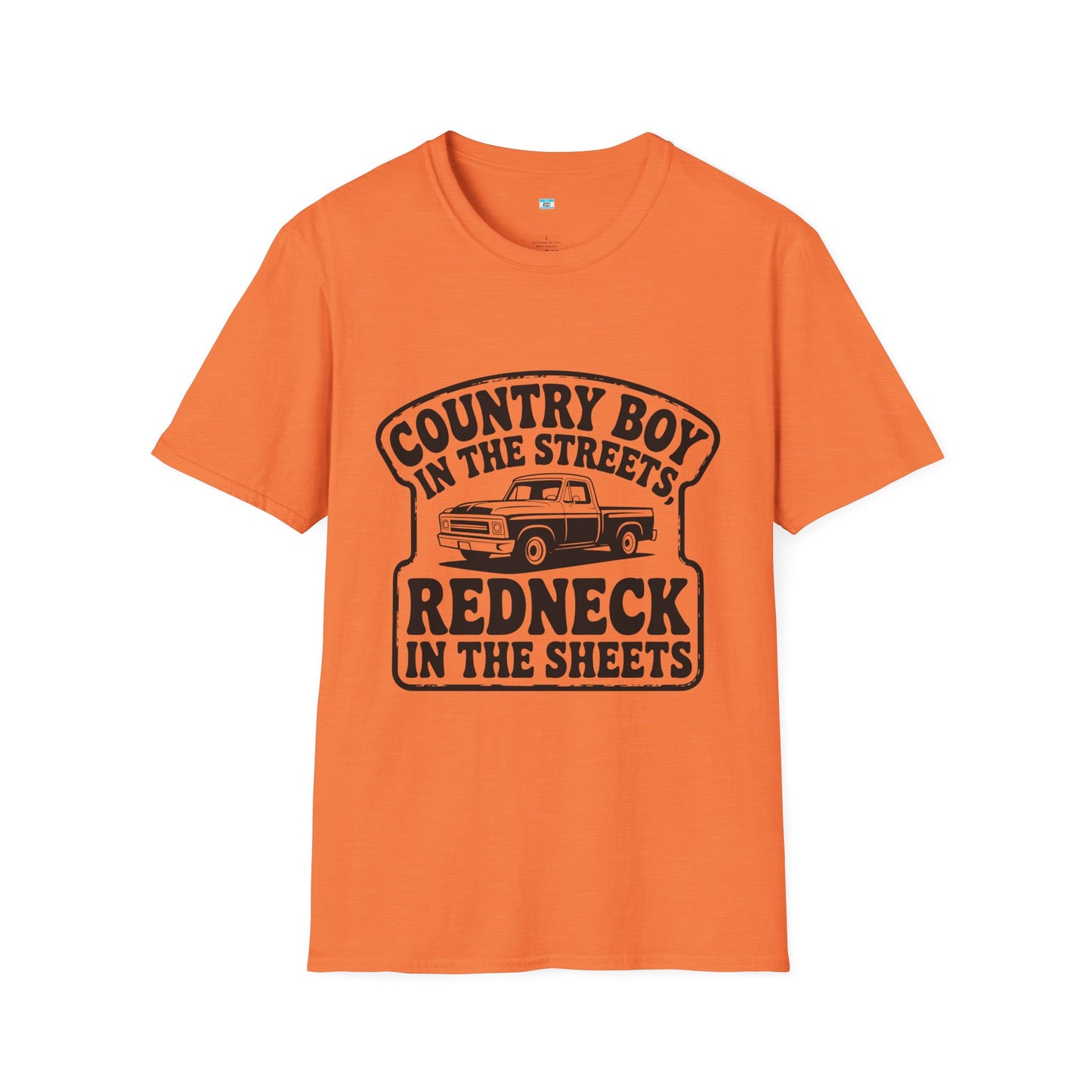 Country Boy Shirt Redneck in the Sheets | Funny Southern Truck Graphic Tee