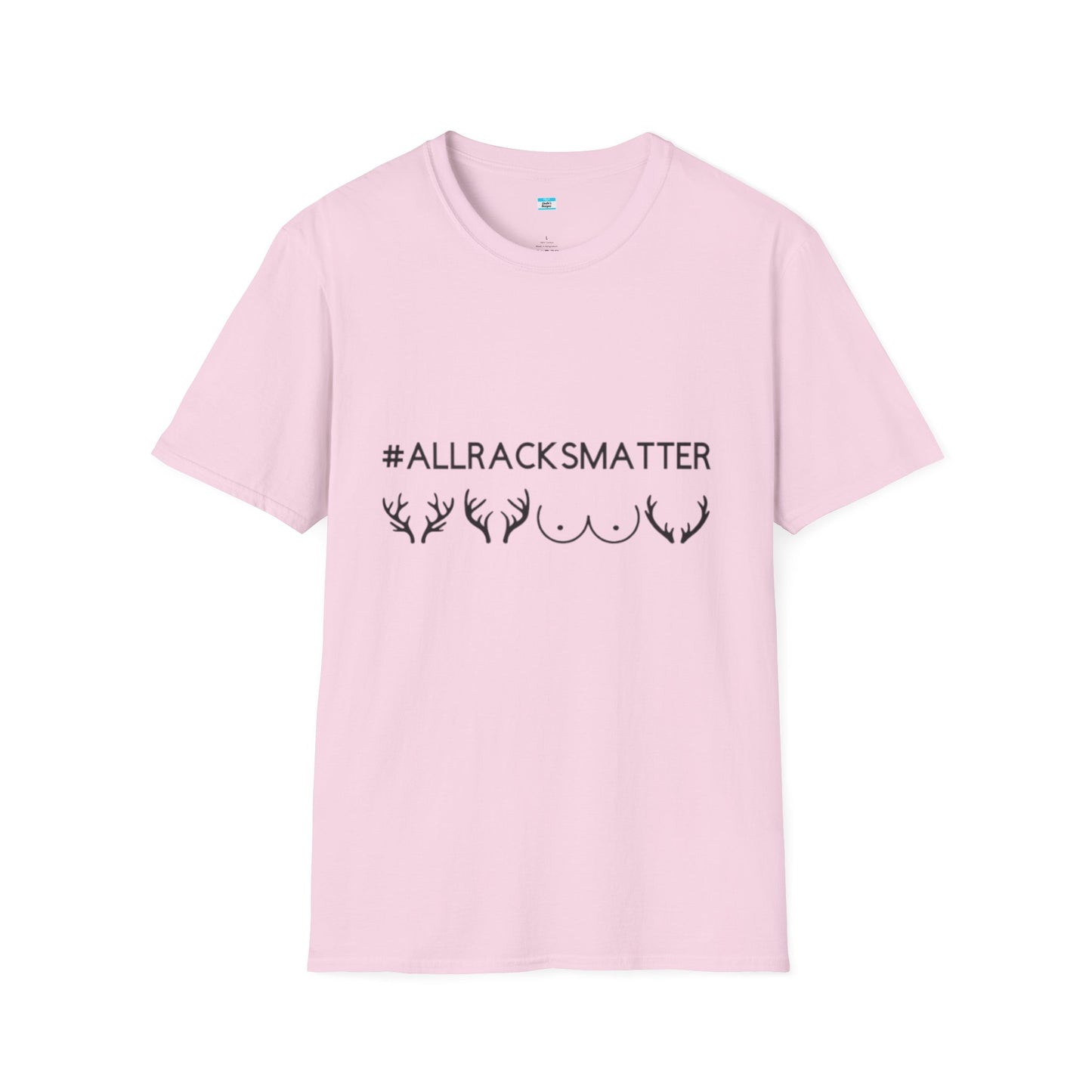 AllRacksMatter Funny Hunting Shirt, Deer Rack Antler Tee, Hunting Humor Gift for Men & Women, Outdoor Hunter Novelty Tee