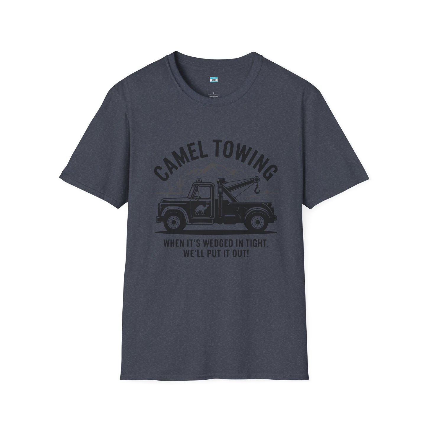 Camel Towing Funny Shirt – Tow Truck & Mechanic Humor Graphic Tee