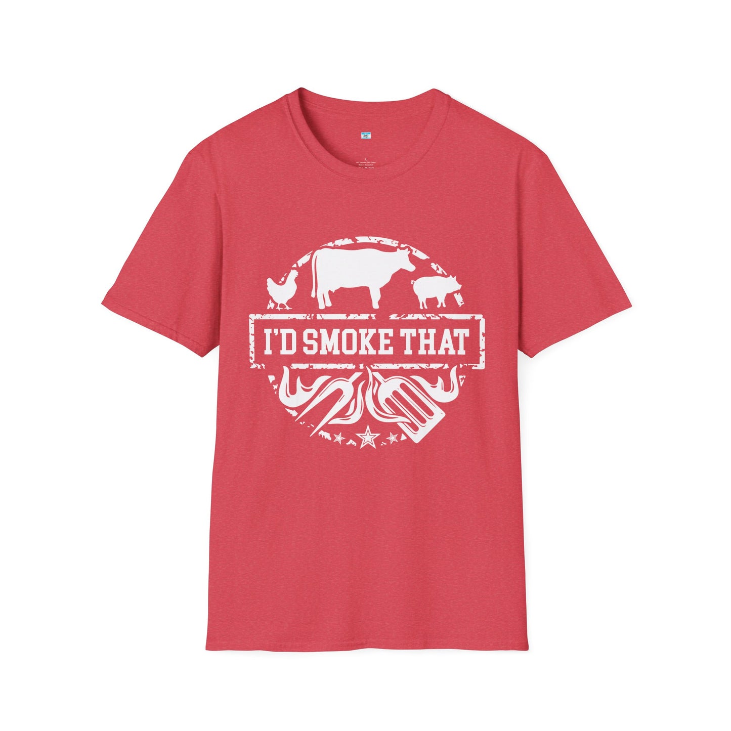 I’d Smoke That BBQ Shirt | Funny Smoker Grill Tee | Pitmaster Meat Lover Shirt