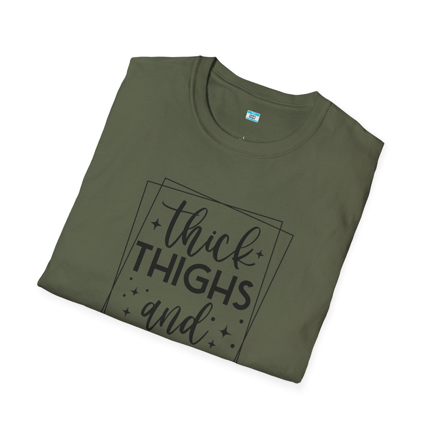 Thick Thighs and Good Vibes Graphic Tee