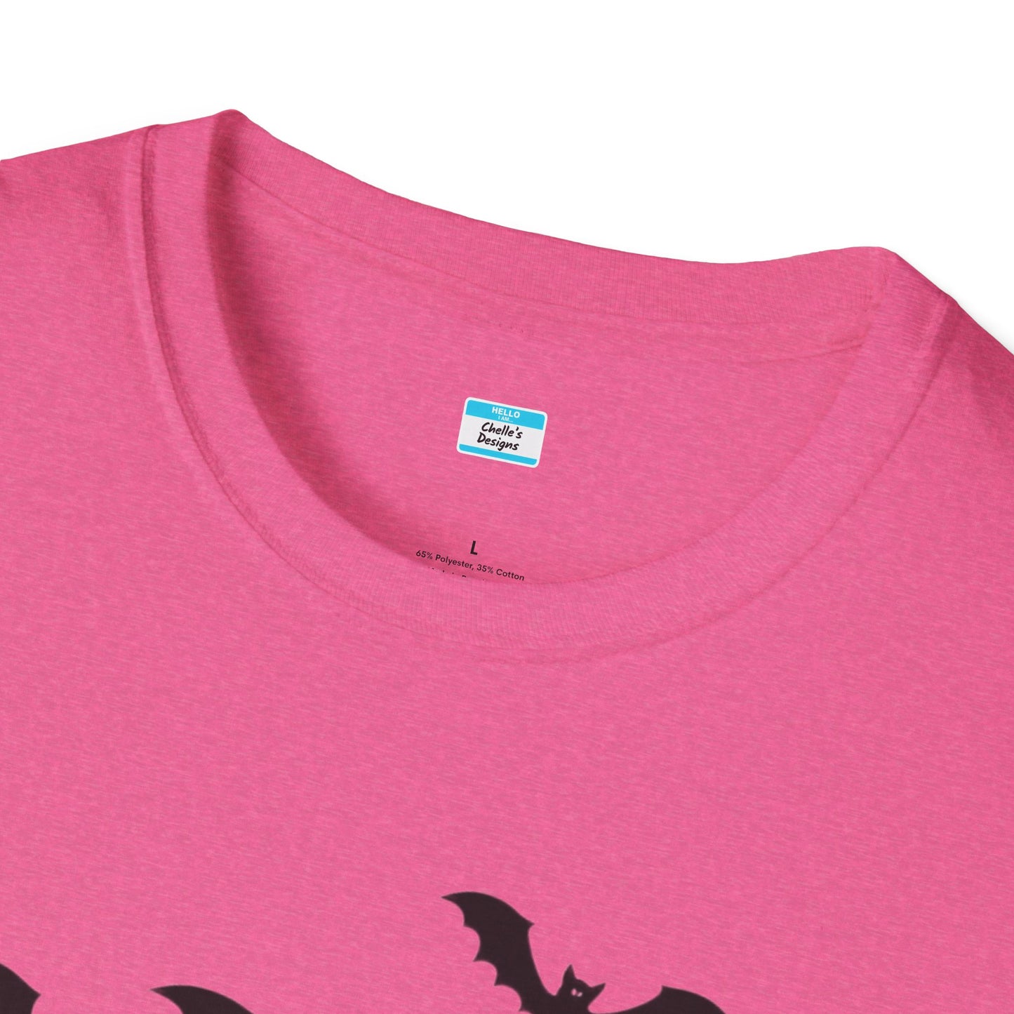 Goth Mama T-Shirt – Moon Phase & Bat Graphic Tee for Spooky Moms