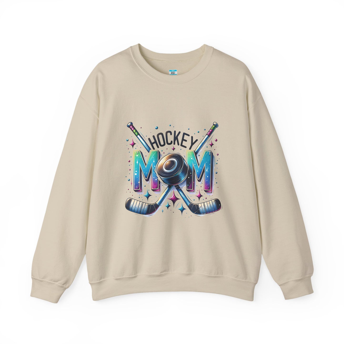 Hockey Mom Sweatshirt | Cozy Ice Hockey Crewneck for Proud Hockey Moms