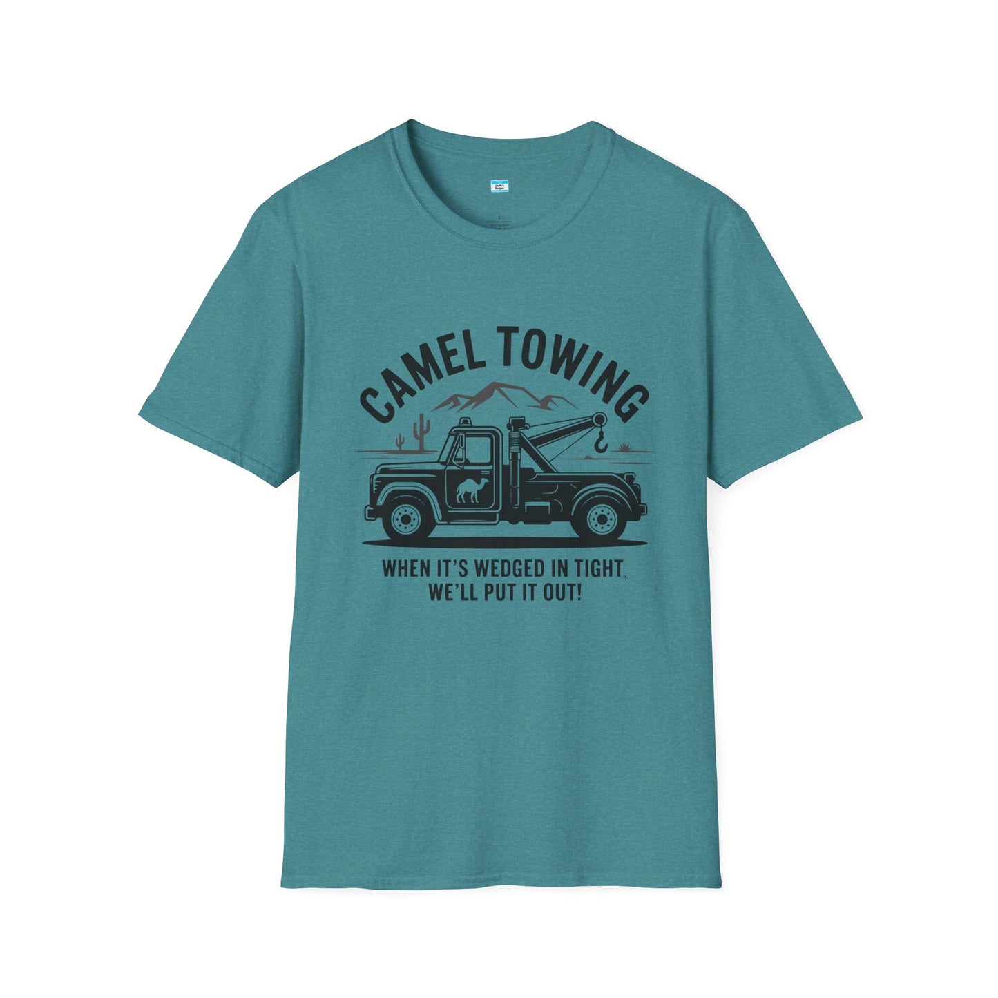 Camel Towing Funny Shirt – Tow Truck & Mechanic Humor Graphic Tee