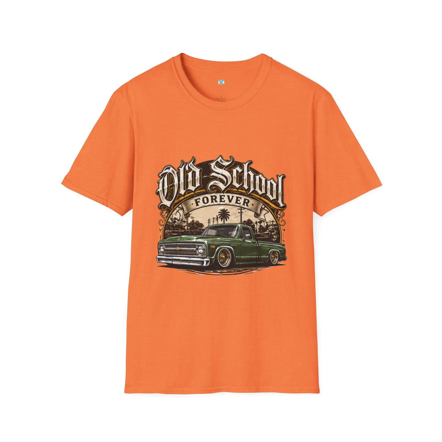 Old School Forever Classic Pickup Truck Shirt | Vintage Lowered Truck Graphic Tee