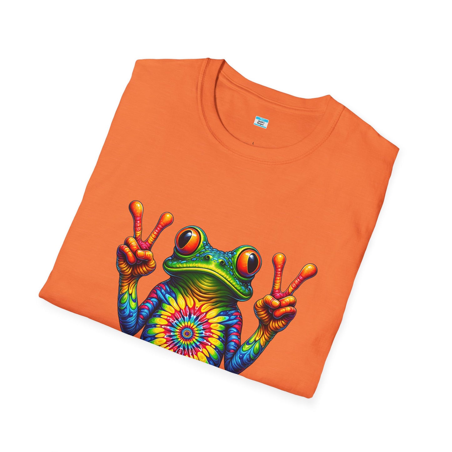 Psychedelic Peace Frog – Groovy Hippie Festival Tee