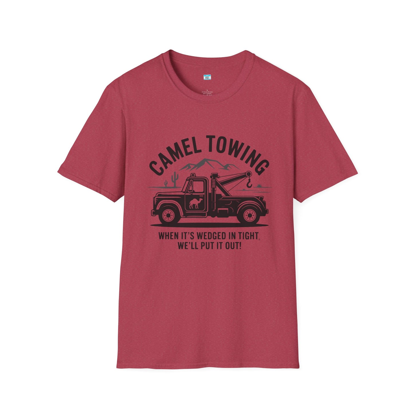 Camel Towing Funny Shirt – Tow Truck & Mechanic Humor Graphic Tee