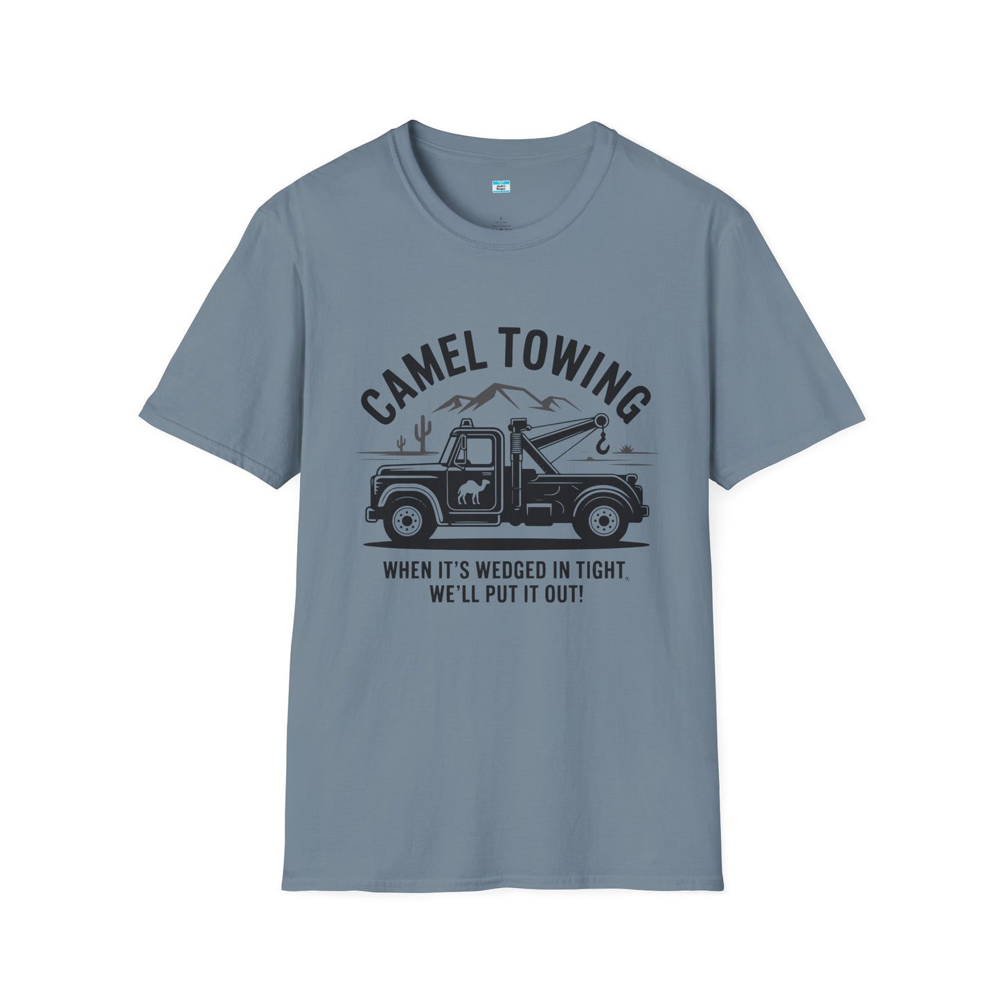 Camel Towing Funny Shirt – Tow Truck & Mechanic Humor Graphic Tee