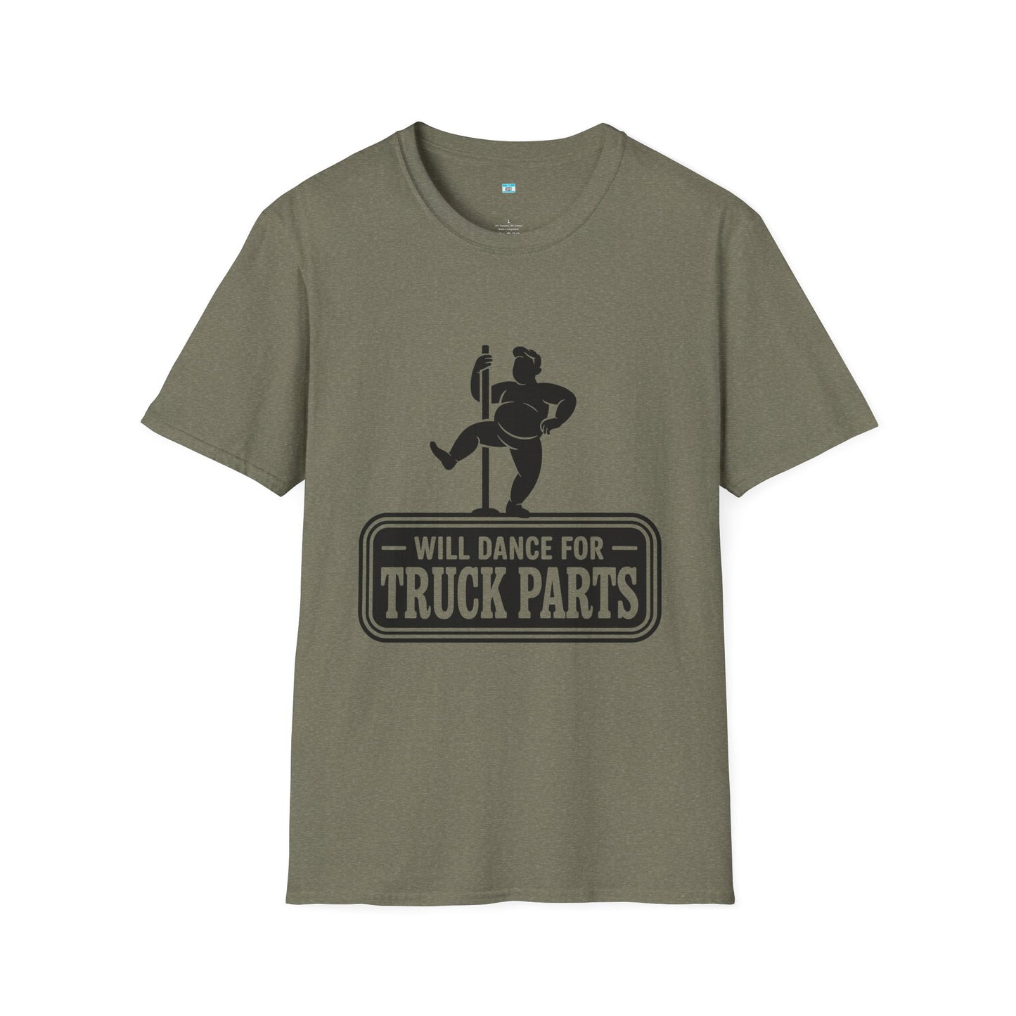 Will Dance for Truck Parts Shirt | Funny Mechanic Truck Lover Graphic Tee