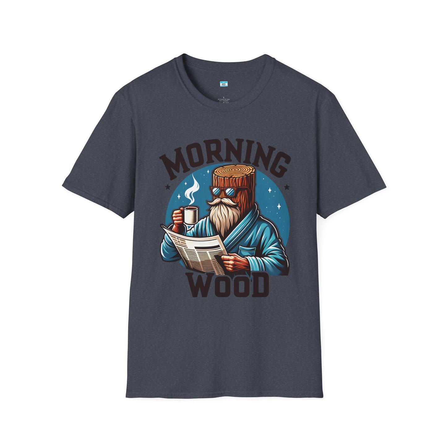 Morning Wood Funny Coffee Shirt – Lumberjack Humor Graphic Tee
