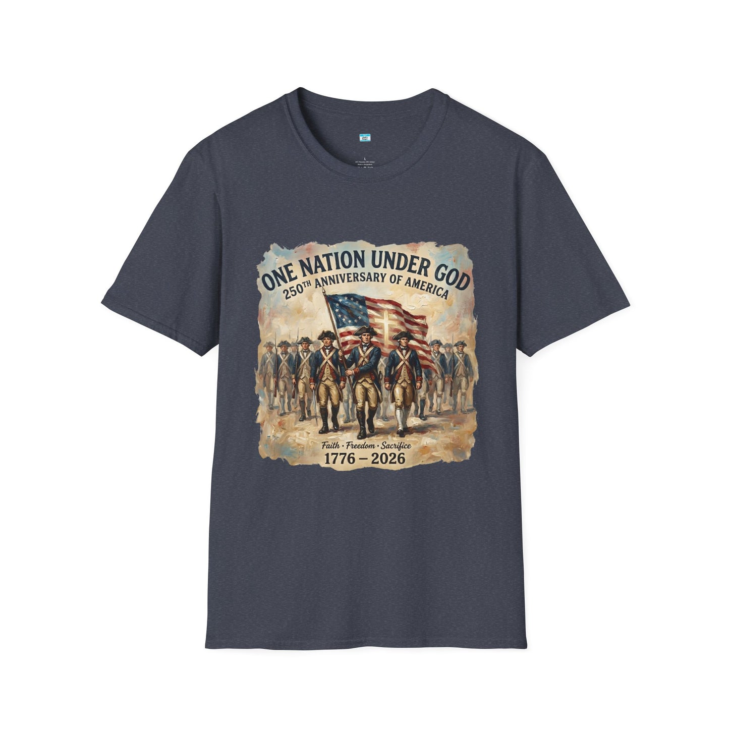America 250 Shirt 1776-2026 | One Nation Under God Patriotic USA Tee