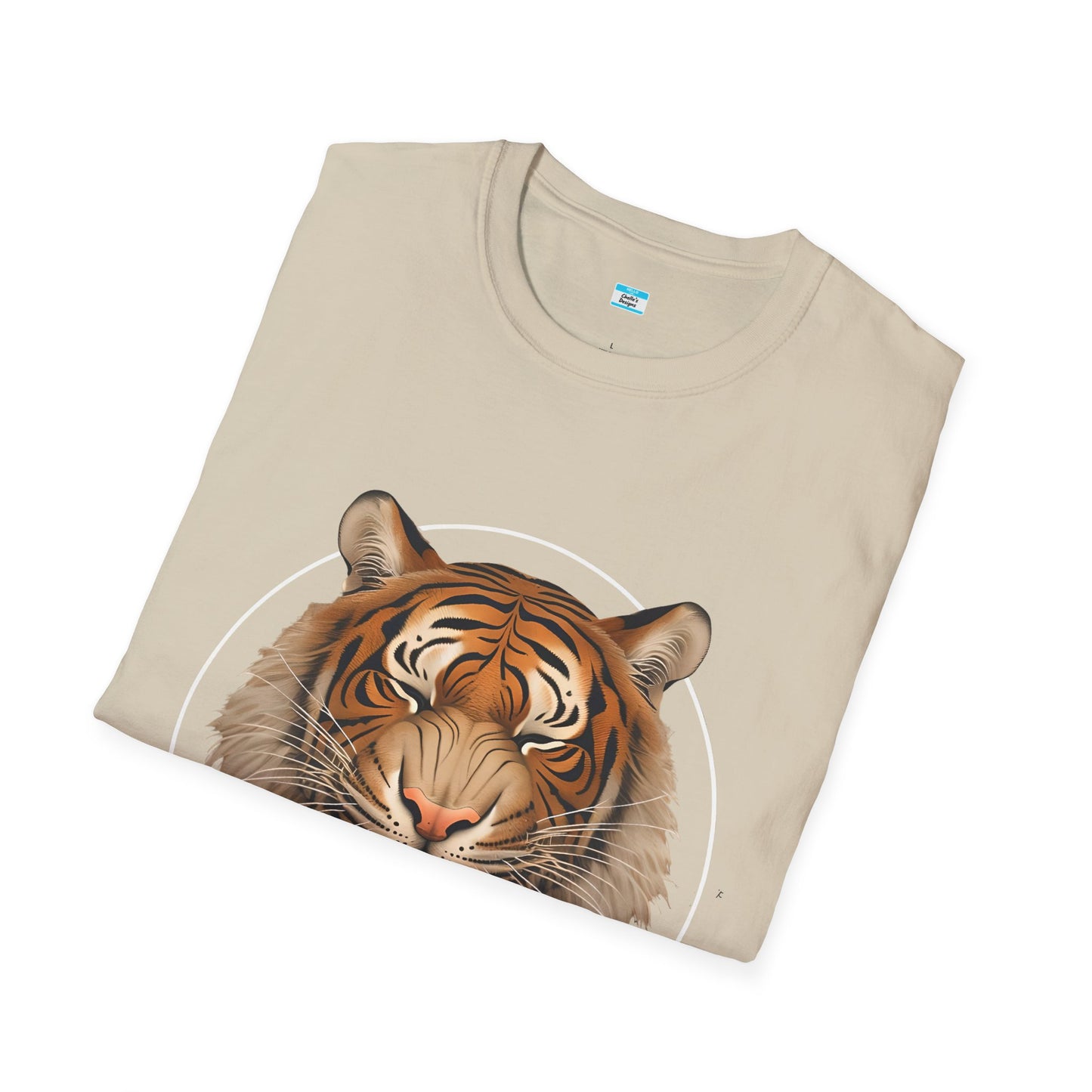 Roaring Tiger Face Graphic T-Shirt – Bold Wild Jungle Animal Tee for Men & Women