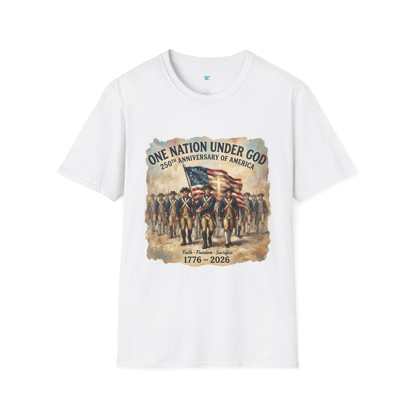 America 250 Shirt 1776-2026 | One Nation Under God Patriotic USA Tee