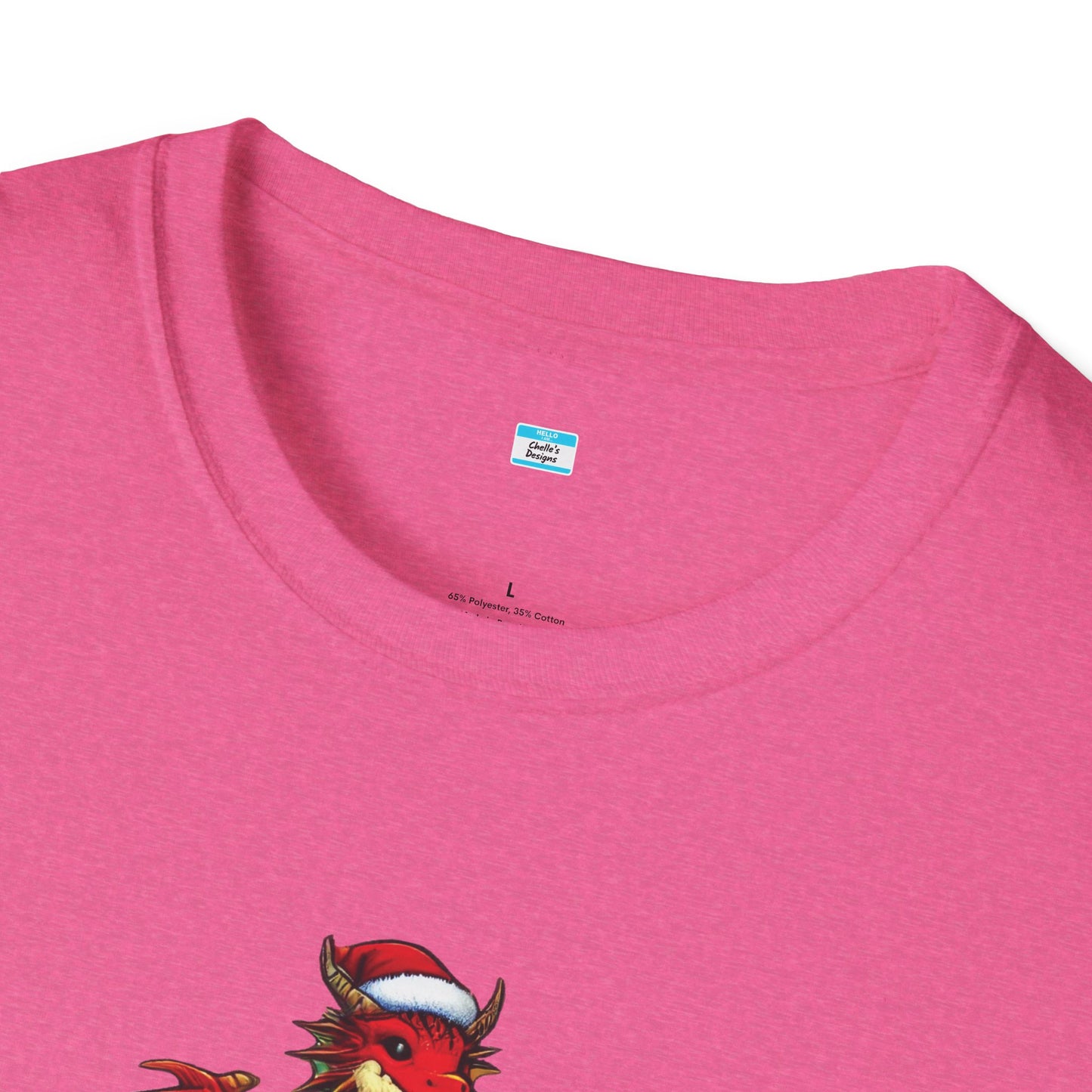 Christmas Dragon Tree Shirt – Fun Fantasy Holiday Tee for Teens & Adults