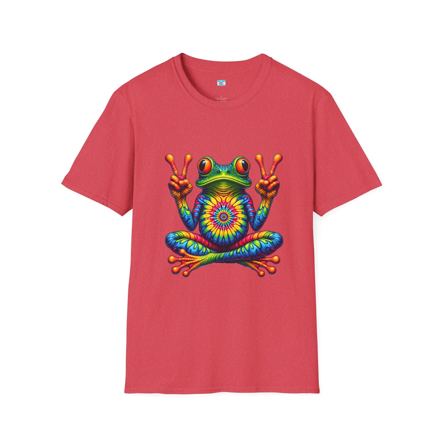 Psychedelic Peace Frog – Groovy Hippie Festival Tee