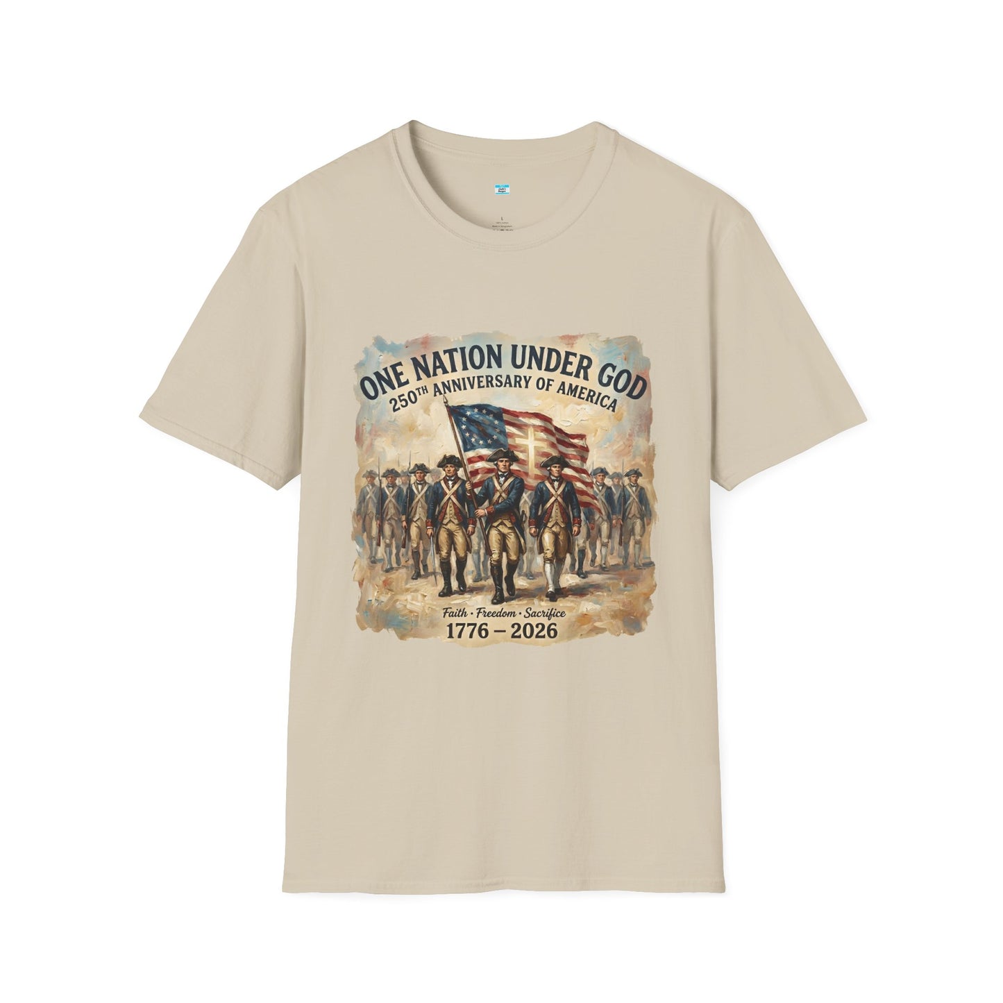 America 250 Shirt 1776-2026 | One Nation Under God Patriotic USA Tee
