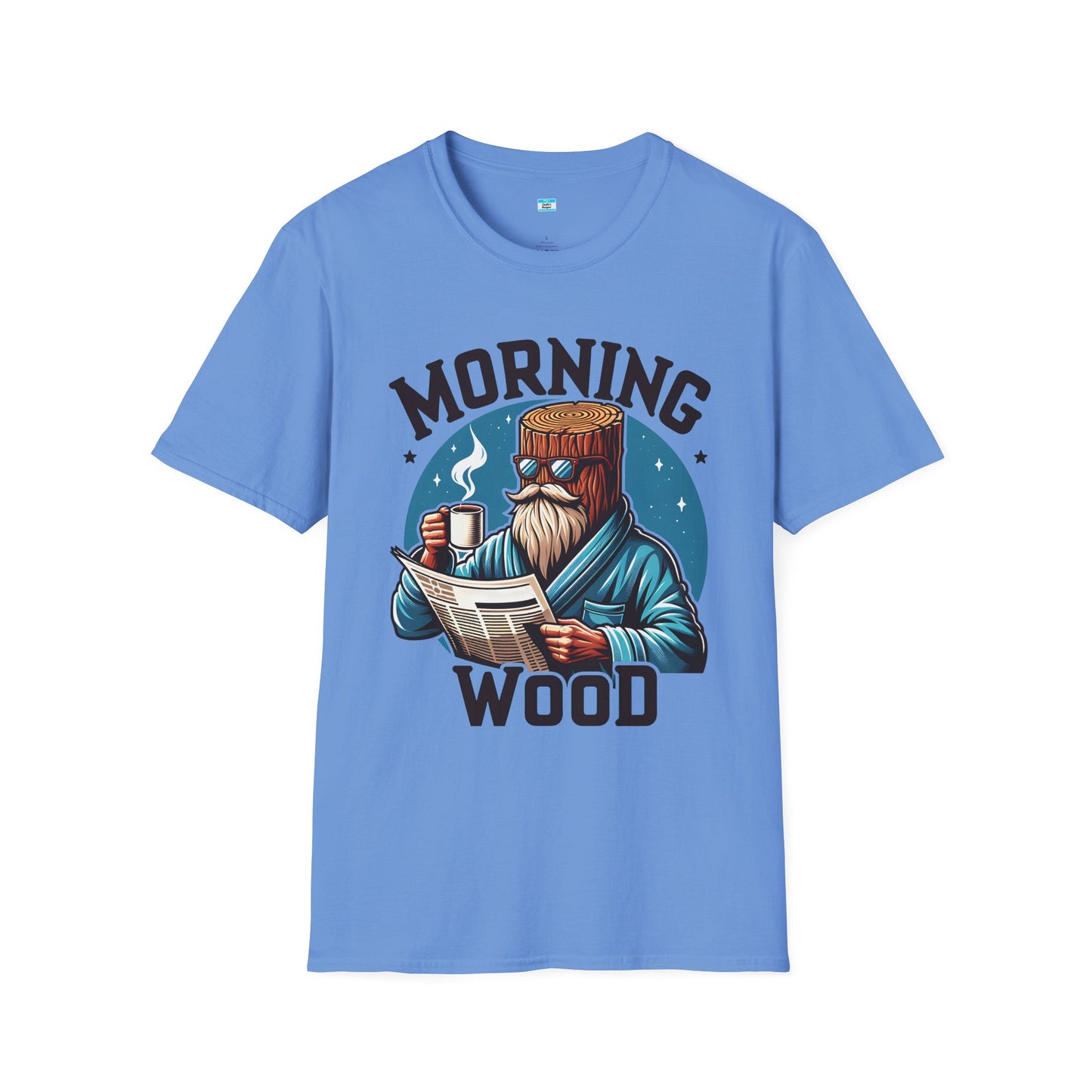 Morning Wood Funny Coffee Shirt – Lumberjack Humor Graphic Tee
