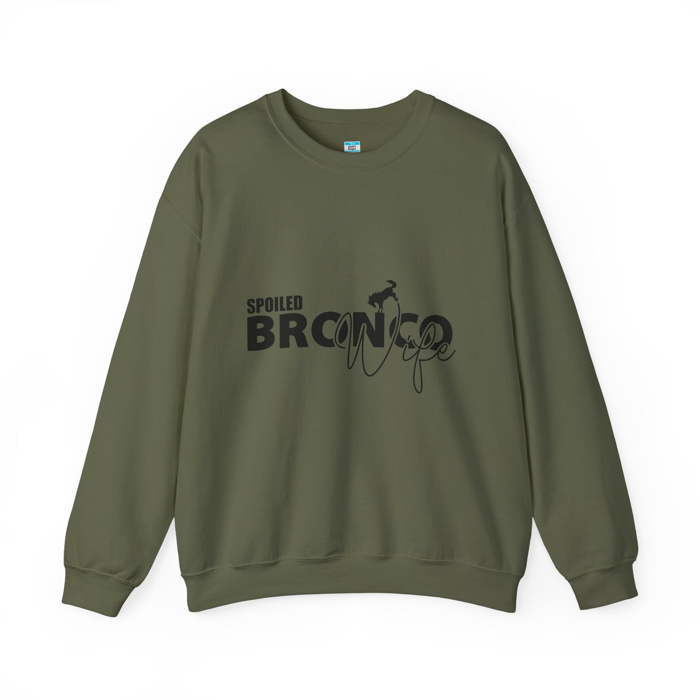 Spoiled Bronco Wife Unisex Sweatshirt Bronco Lover Off-Road Crewneck
