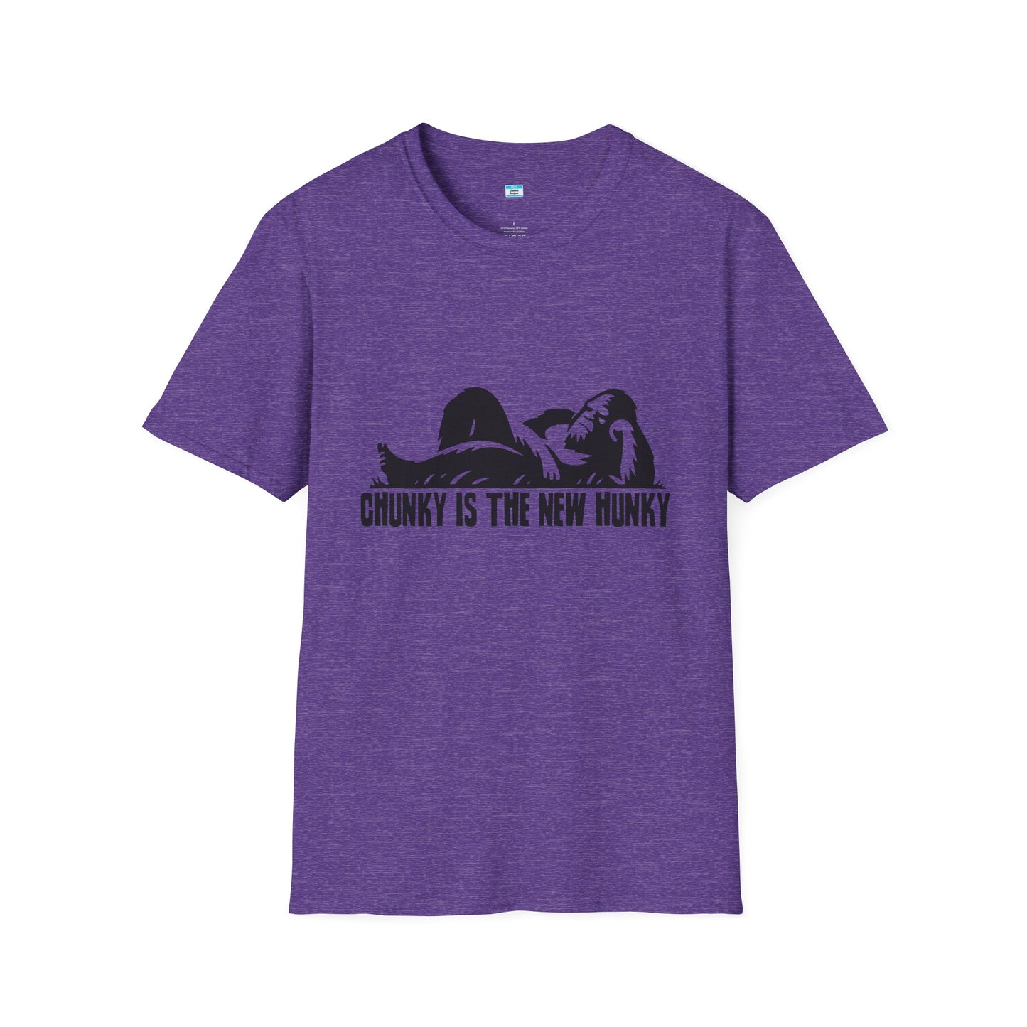 Chunky Is The New Hunky – Funny Bigfoot Unisex Tee