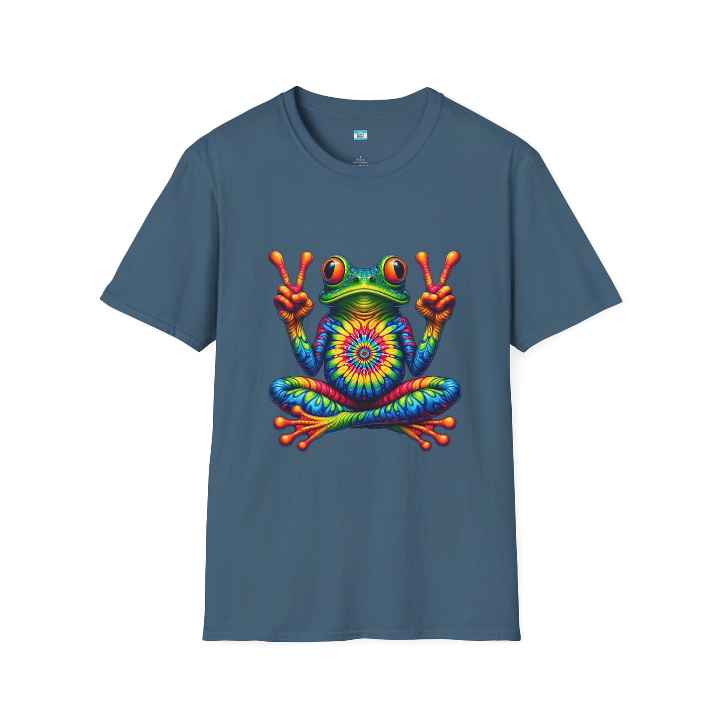 Psychedelic Peace Frog – Groovy Hippie Festival Tee