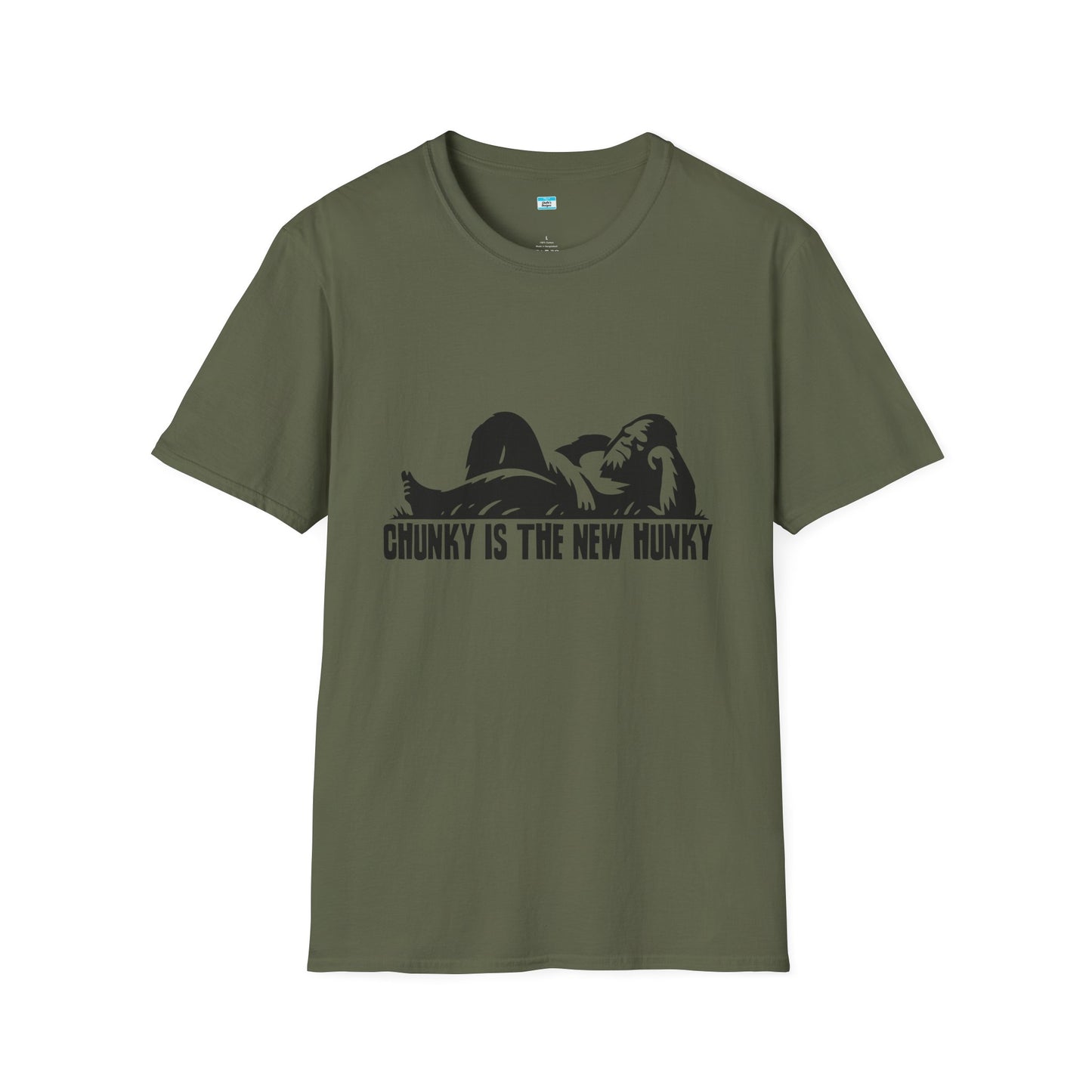 Chunky Is The New Hunky – Funny Bigfoot Unisex Tee