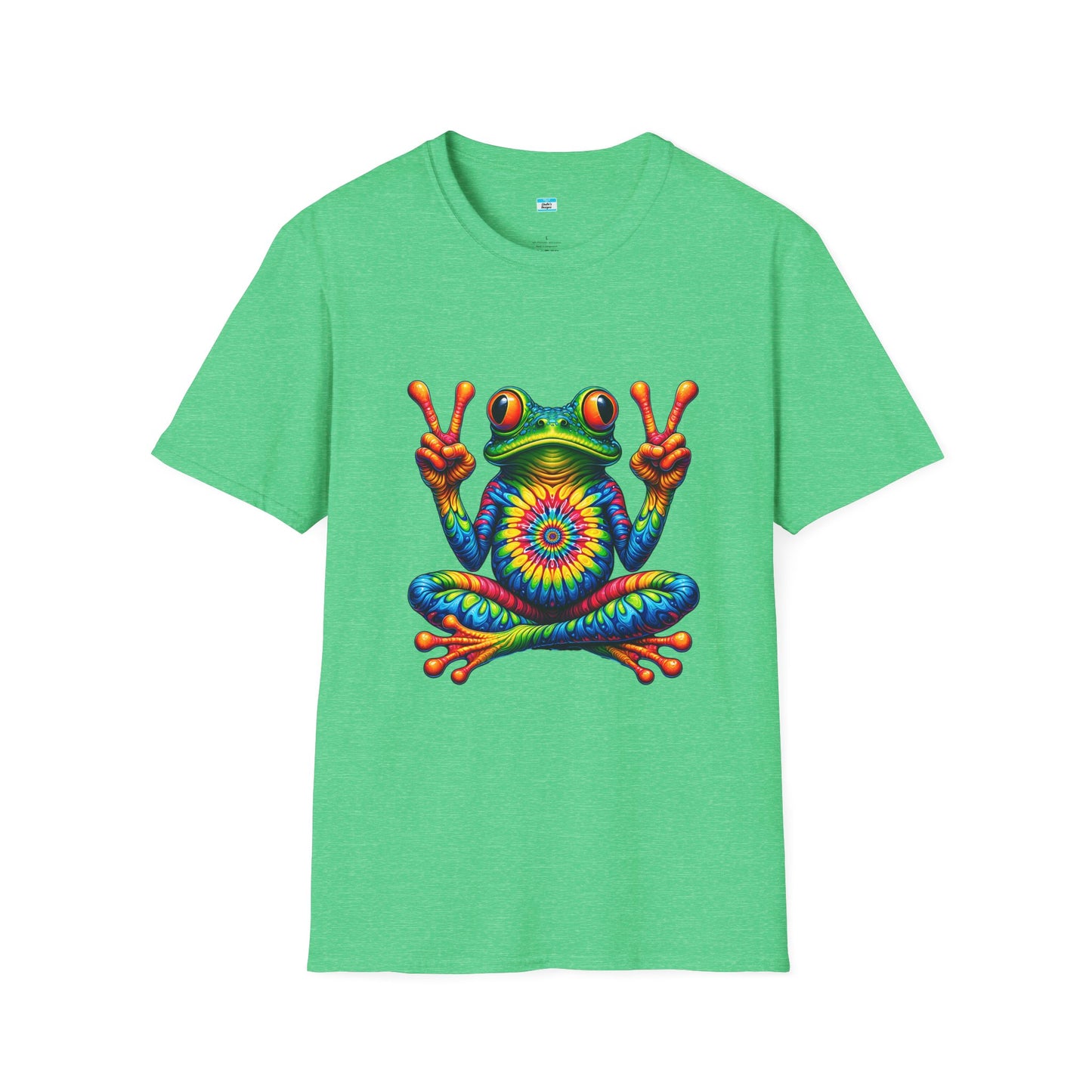 Psychedelic Peace Frog – Groovy Hippie Festival Tee