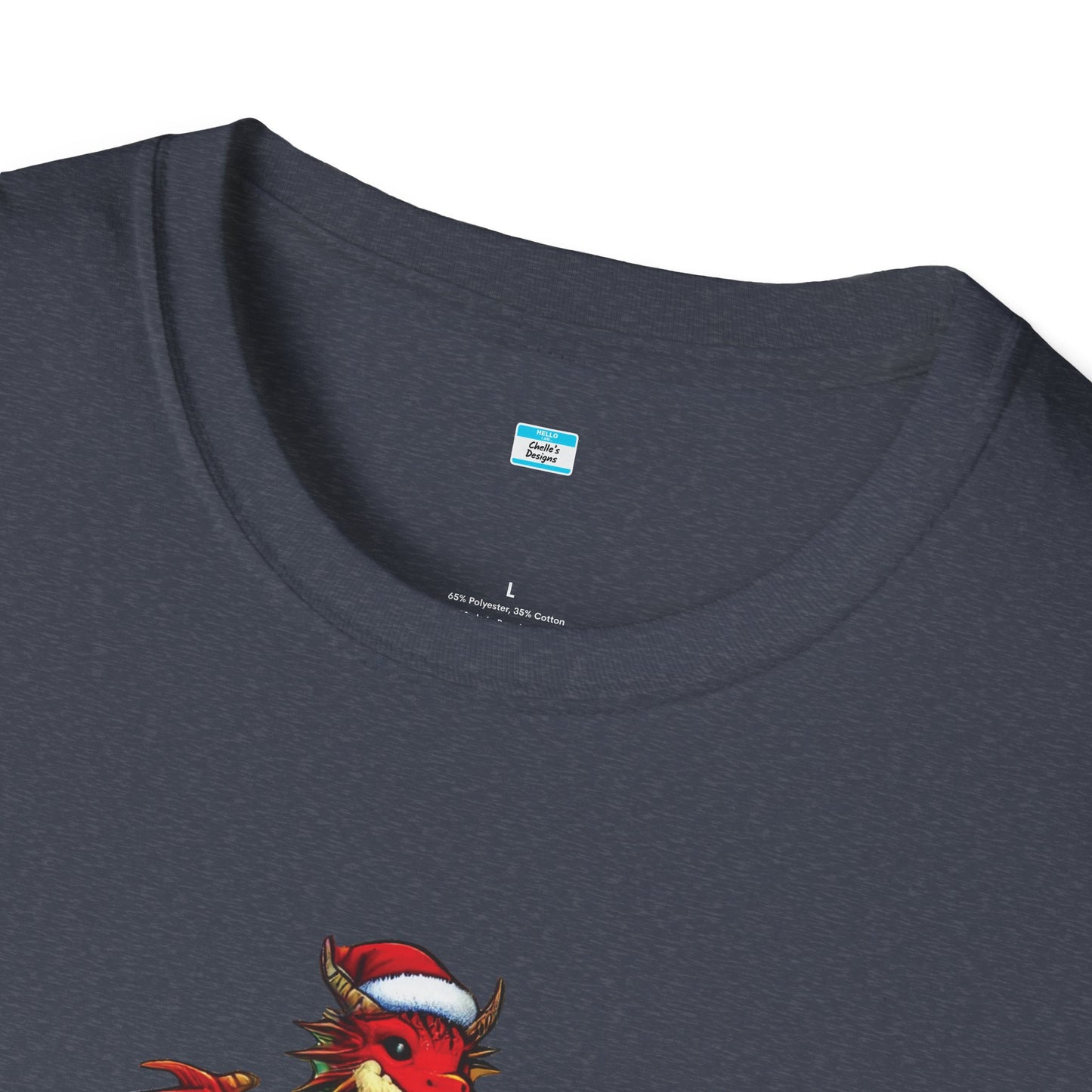 Christmas Dragon Tree Shirt – Fun Fantasy Holiday Tee for Teens & Adults