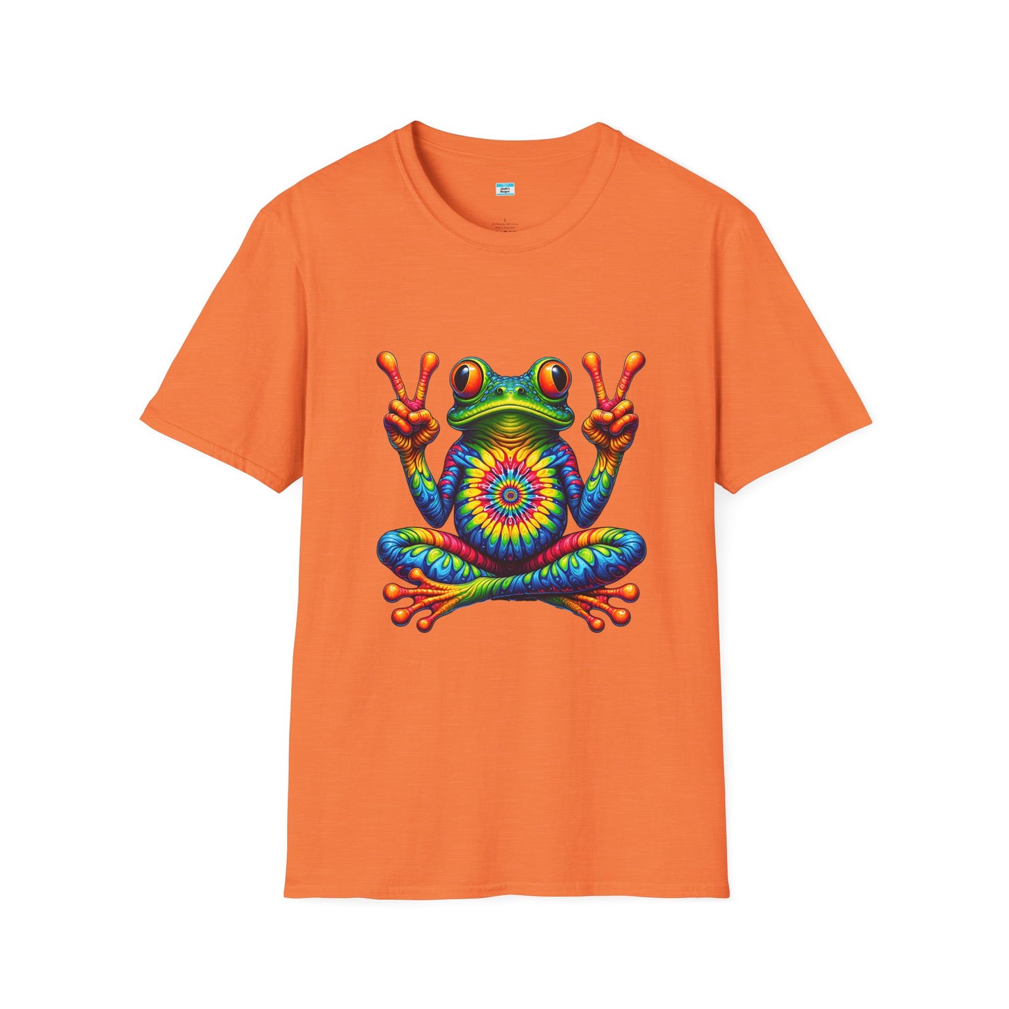 Psychedelic Peace Frog – Groovy Hippie Festival Tee