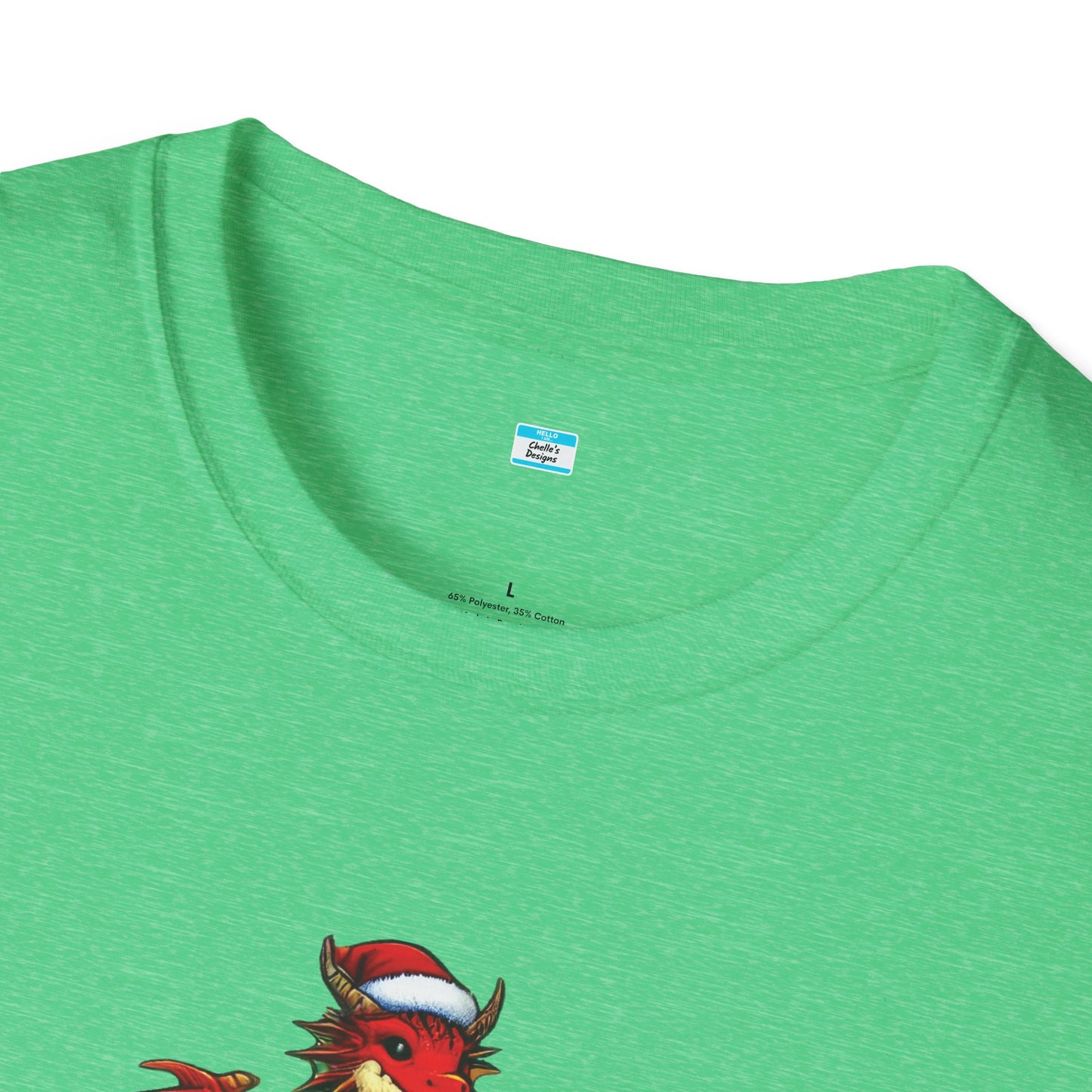 Christmas Dragon Tree Shirt – Fun Fantasy Holiday Tee for Teens & Adults