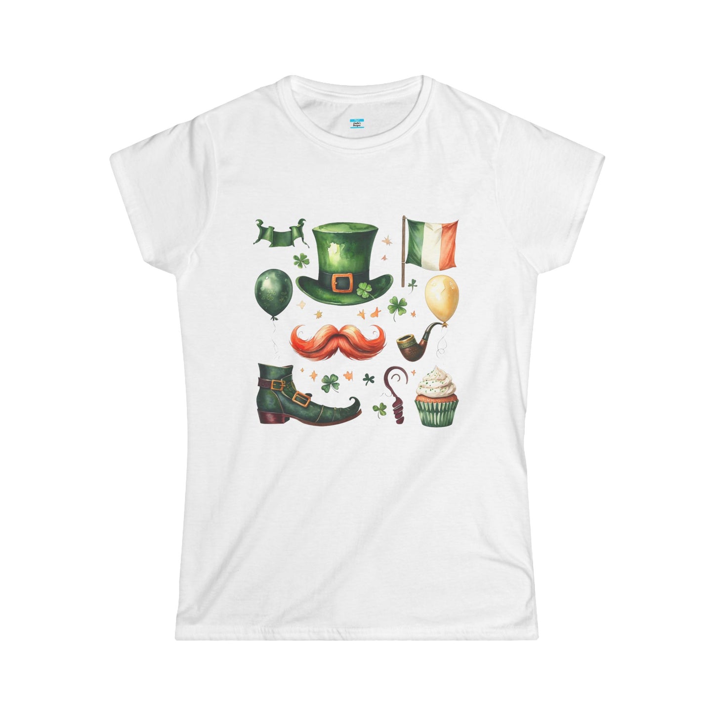 St Patrick’s Day Irish Watercolor Graphic Shirt – Lucky Shamrock Holiday Tee