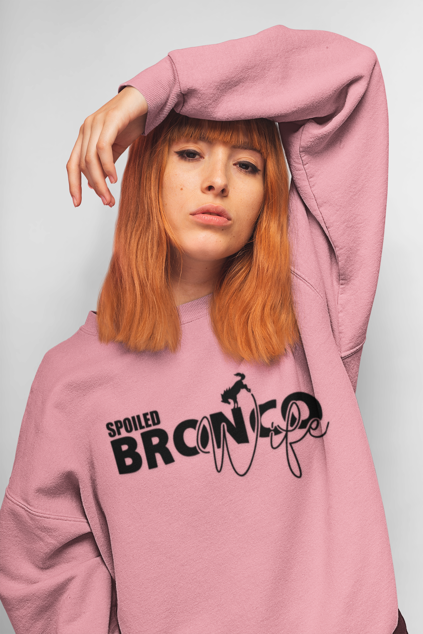 Spoiled Bronco Wife Unisex Sweatshirt Bronco Lover Off-Road Crewneck