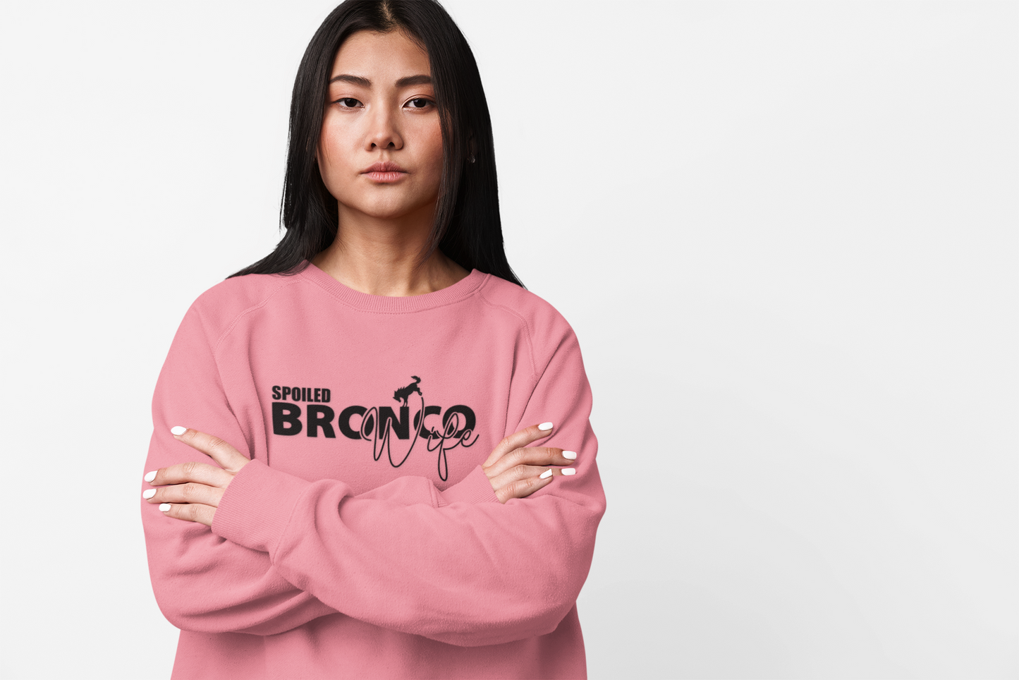 Spoiled Bronco Wife Unisex Sweatshirt Bronco Lover Off-Road Crewneck