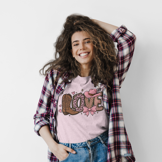 Western Love Cowgirl Graphic Tee