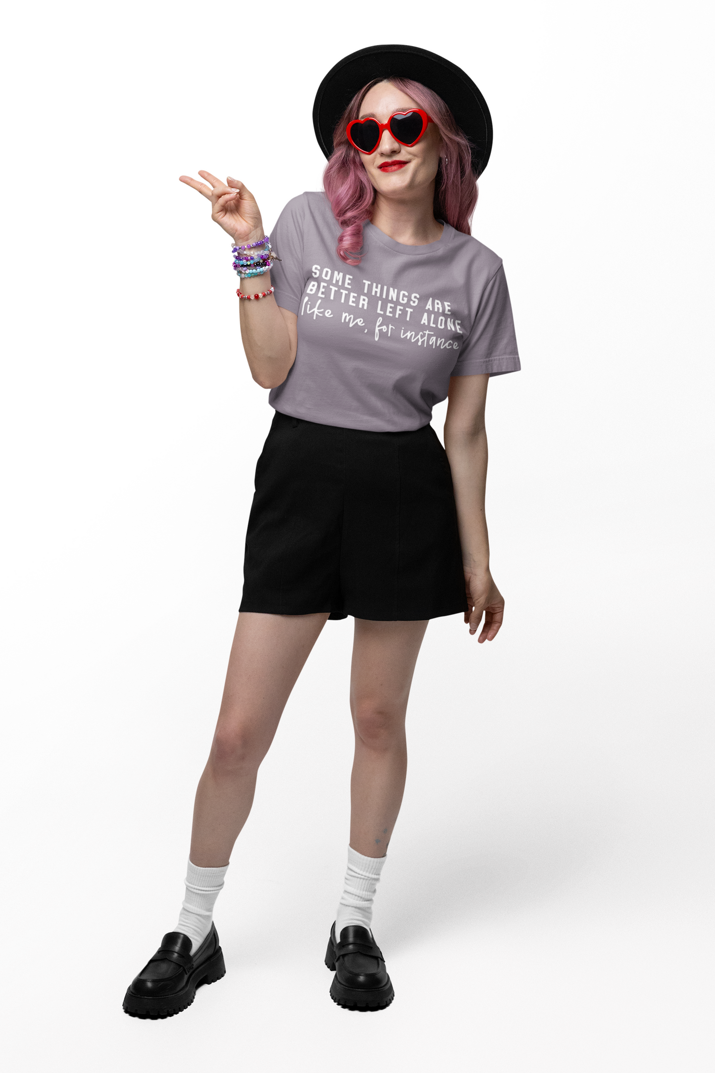 Some Things Are Better Left Alone – Funny Sarcastic Unisex Tee