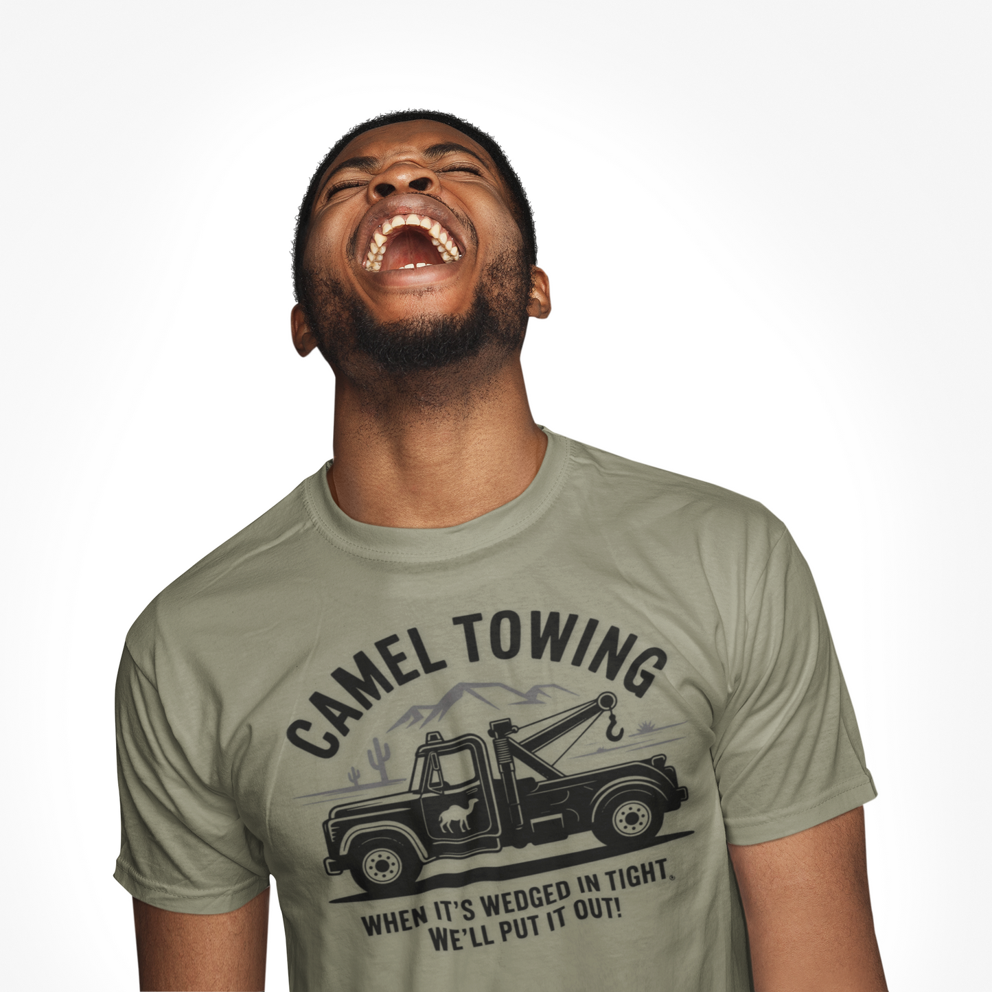 Camel Towing Funny Shirt – Tow Truck & Mechanic Humor Graphic Tee