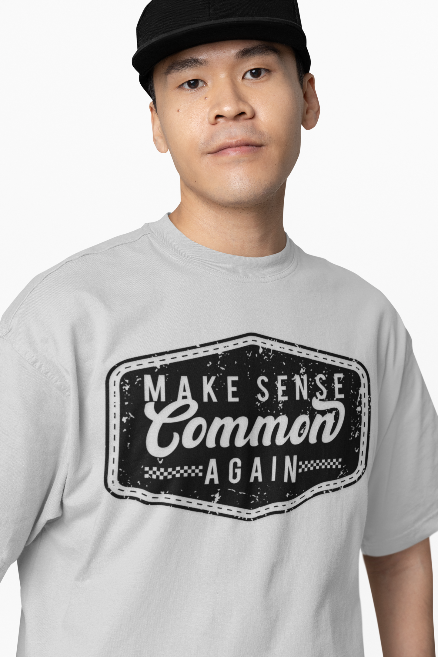 Make Sense Common Again Vintage Graphic Shirt – Funny Sarcastic Statement Tee