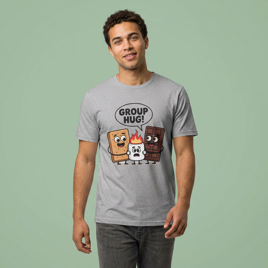 Group Hug S'mores Shirt | Funny Camping Campfire Graphic Tee
