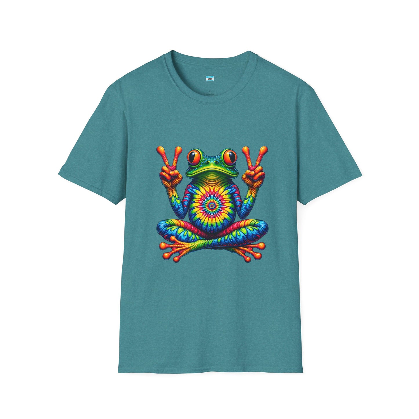 Psychedelic Peace Frog – Groovy Hippie Festival Tee