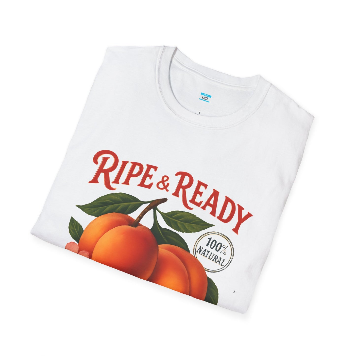 Ripe & Ready Peach T-Shirt – Hidden Valley Sweet Juicy Vintage Fruit Tee