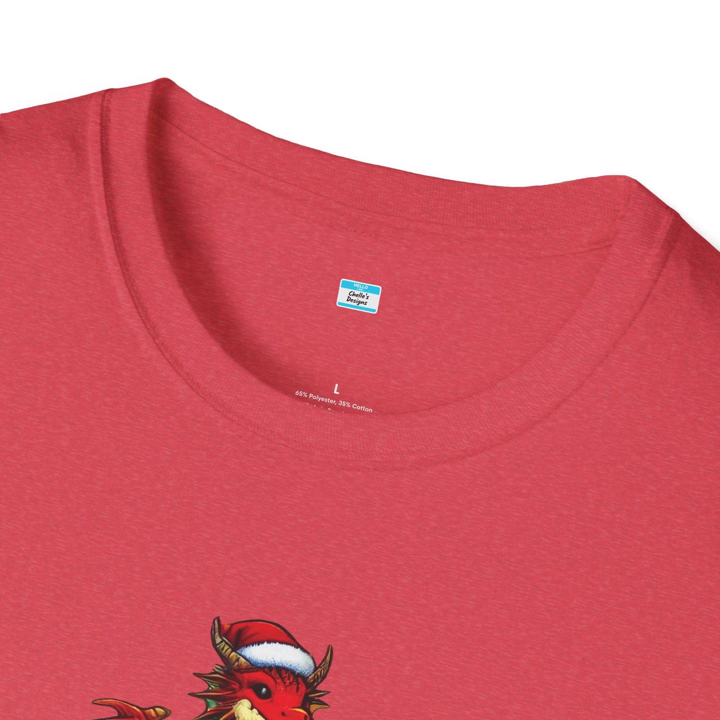 Christmas Dragon Tree Shirt – Fun Fantasy Holiday Tee for Teens & Adults