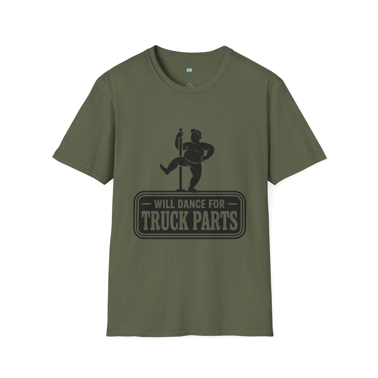 Will Dance for Truck Parts Shirt | Funny Mechanic Truck Lover Graphic Tee