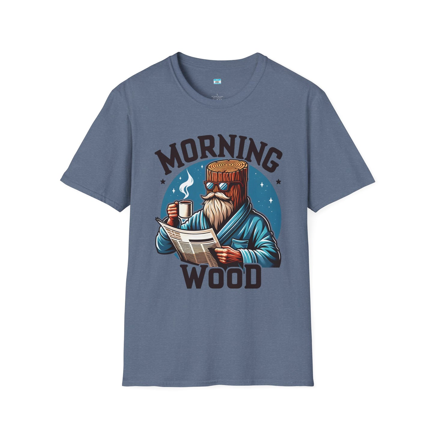 Morning Wood Funny Coffee Shirt – Lumberjack Humor Graphic Tee