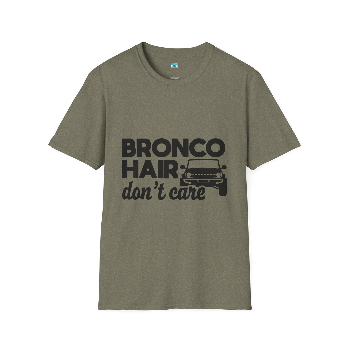 Bronco Hair Dont Care Shirt, Funny Off Road 4x4 Truck Tee, Bronco Girl Gift, Camping Overlanding Adventure Shirt, Unisex Graphic Tee