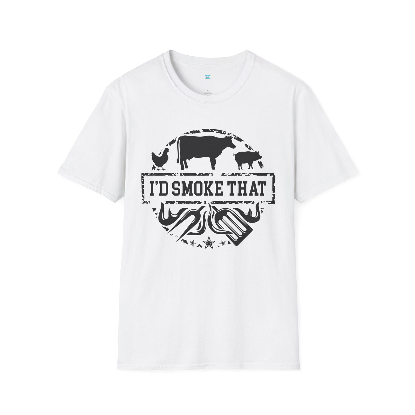 I’d Smoke That BBQ Shirt | Funny Smoker Grill Tee | Pitmaster Meat Lover Shirt
