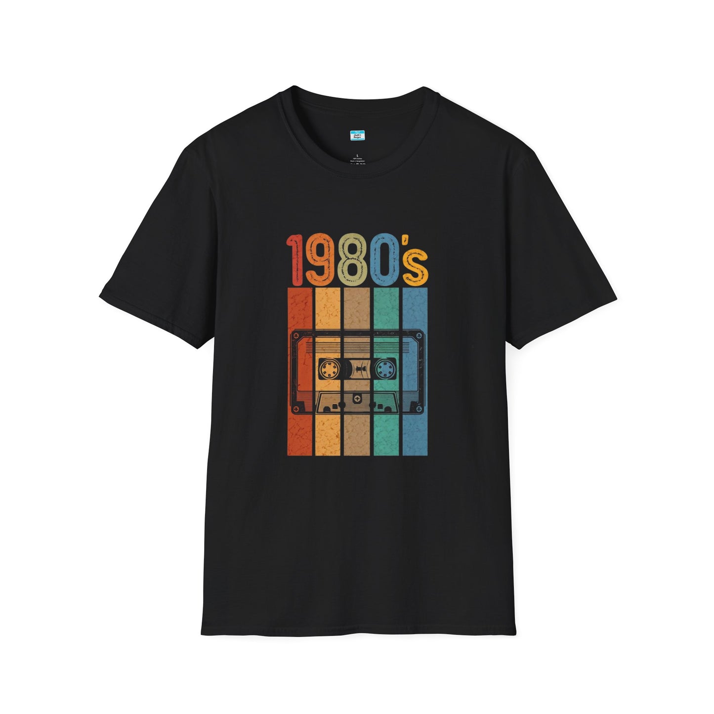 Retro 1980s Cassette Tape T-Shirt – Vintage Mixtape Music Tee