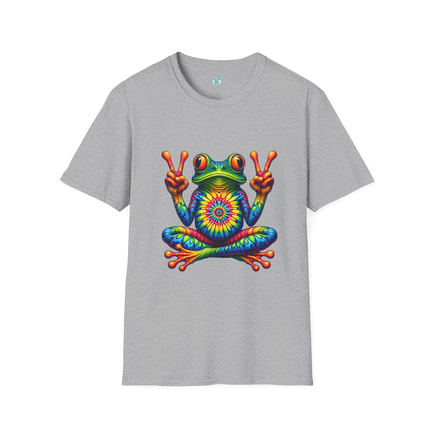 Psychedelic Peace Frog – Groovy Hippie Festival Tee